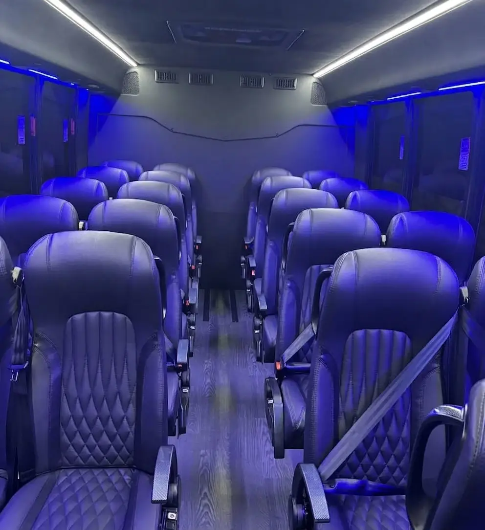 Executive Mini Coach Interior